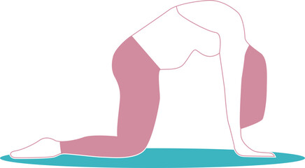 Pregnant Woman Yoga Logo