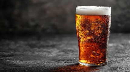 plastic cup with golden beer isolated on transparent background