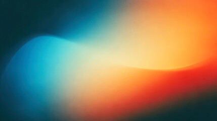 Gradient flow background with teal and orange tones