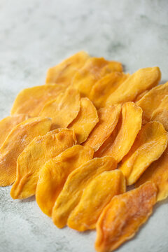 dried mangon fruit on the table