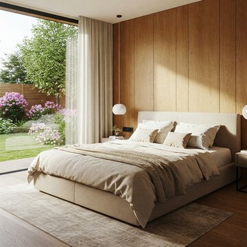 interior design of luxury bedroom