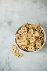 banana chips on the table