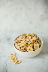 banana chips on the table