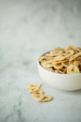 banana chips on the table
