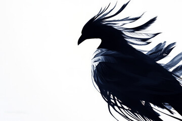 Elegant Bird Silhouette for National Bird Day