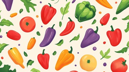 Captivating Image of Fresh, Ripe Peppers Ready for Consumption