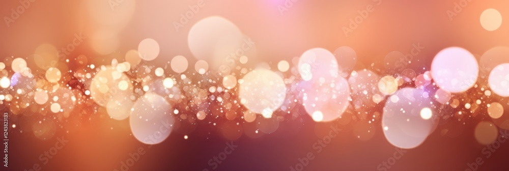 Poster abstract bokeh background with soft lights and delicate colors for use in creative projects and desi