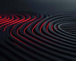 AIgenerated DNA patterns in a minimal, futuristic design concept