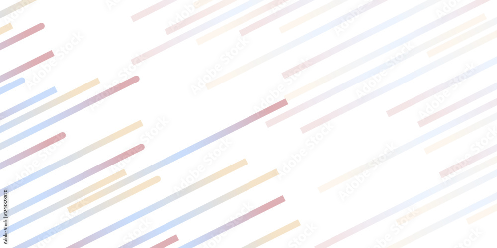 Aufkleber abstract geometric pattern background design .white background with colorful lines.soft modern minim