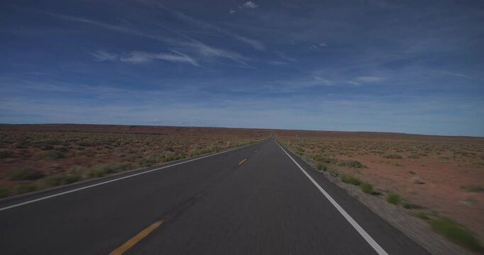 Highway 163 in Monument Valley Arizona