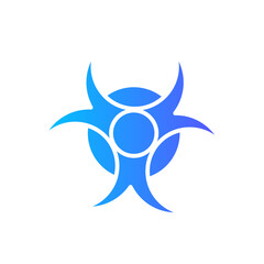 biohazard gradient icon
