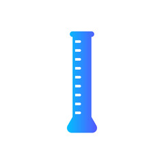 measuring cylinder gradient icon