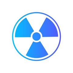 radioactive gradient icon