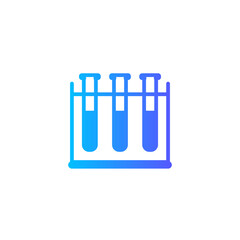 test tube rack gradient icon
