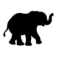 Elephant Clipart | Elephant Silhouette | Elephant Illustration