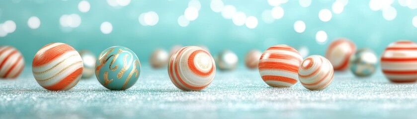 Obraz premium Mesmerizing marble arrangement, a spectrum of colors and textures in perfect alignment