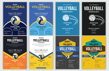 Sporty Volleyball Game Flyer | Customizable Event Promotion Template,Editable Volleyball Championship Flyer | AI & PSD Sports Design,Professional Volleyball Tournament Flyer 