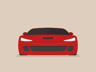 Baggage, luggage, suitcases on background. Flat style vector illustration.