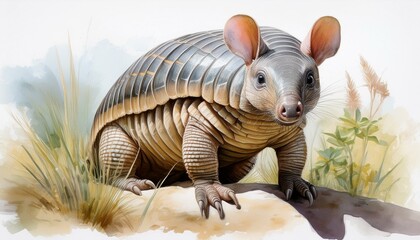 Fototapeta premium Niedliches Gürteltier