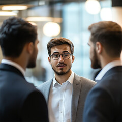 portrait of business team at the office