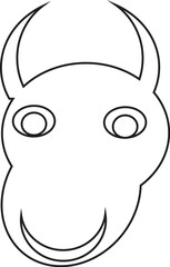 Bull, Bull head, Bullish , ox head, cattle, bull animal