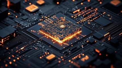 Obraz premium Integrating ai applications with machine learning ideas