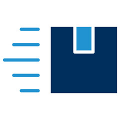 Express Blue Color Icon