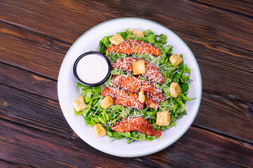 Buffalo Chicken Salad with Blue Cheese Dressing
