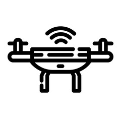 signal drones_1 cut line icon