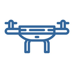 drone aircraft color icon