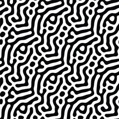 Modern stylish texture with a smooth, natural maze pattern. Repeating abstract design.