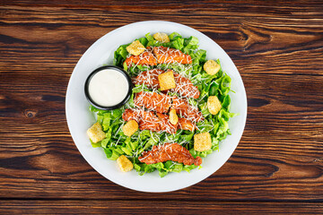 Buffalo Chicken Salad with Blue Cheese Dressing