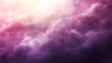 Obraz premium Ethereal Pink and Purple Cloud Abstract Background for Design