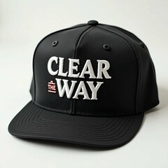 Trendy 'Clear the Way' Embroidered Cap &ndash; Stylish Streetwear Design  