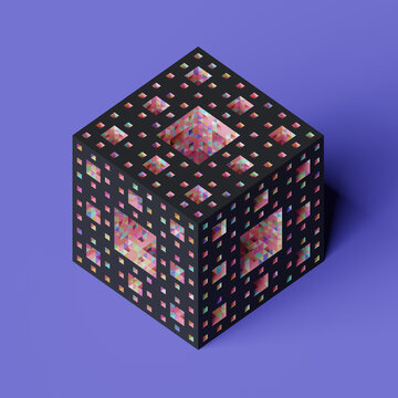 Abstract Cube Artwork