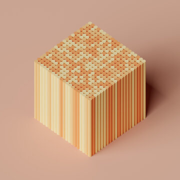 Abstract Cube Artwork