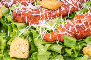 Buffalo Chicken Salad with Blue Cheese Dressing