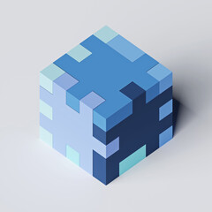 Abstract Cube Artwork