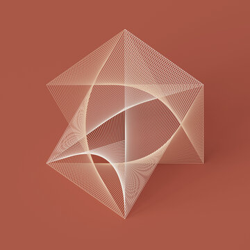 Abstract Cube Artwork