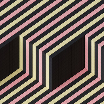 Abstract Cube Artwork