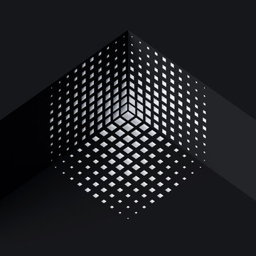 Abstract Cube Artwork