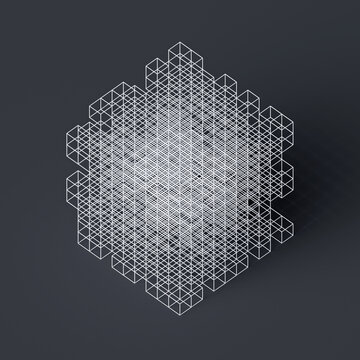 Abstract Cube Artwork