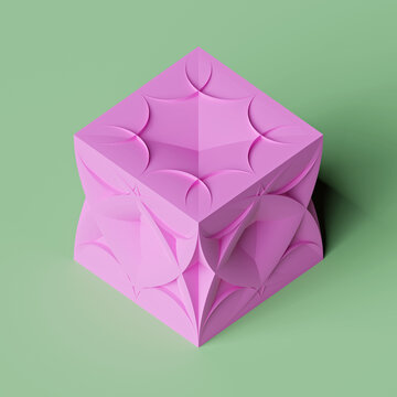 Abstract Cube Artwork