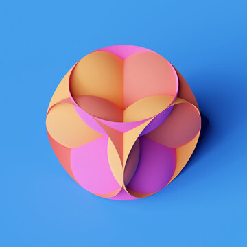 Abstract Cube Artwork