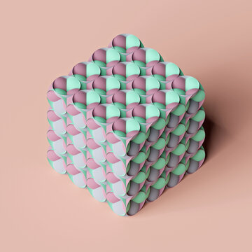 Abstract Cube Artwork