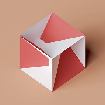 Abstract Cube Artwork
