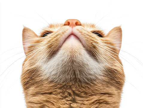 Cute cat close-up