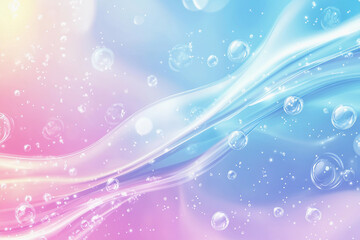 High definition close-up of molecular structure and nanostructure in the microscopic world