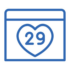 heart day color icon