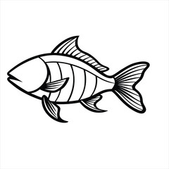 fish silhouette vector 2